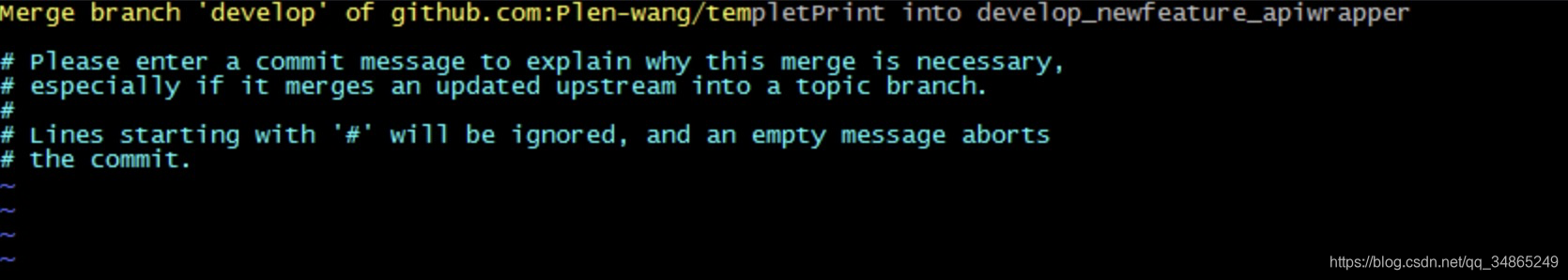 Enter your message. Merge commit message. It git merge. Merge in Command line. Style commit message.