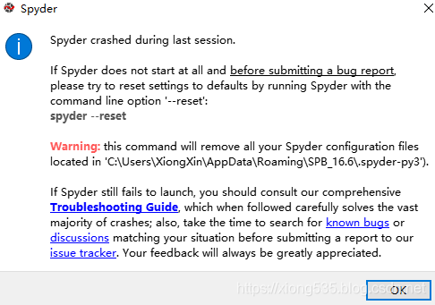 Spyder has encountered an internal problem!问题解决过程_spyder has an ...