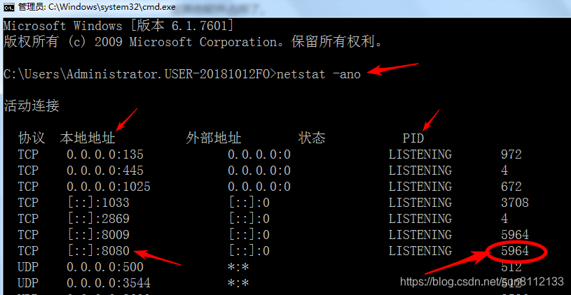 找到8080端口号的应用 找到8080端口号的应用