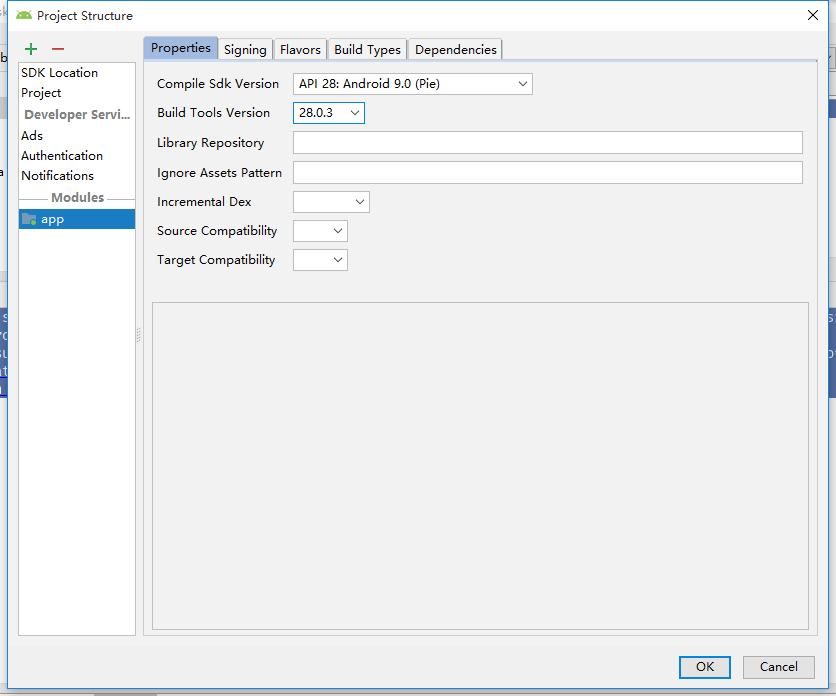 Android Studio报错The specified Android SDK Build Tools version (26.0.1 ...