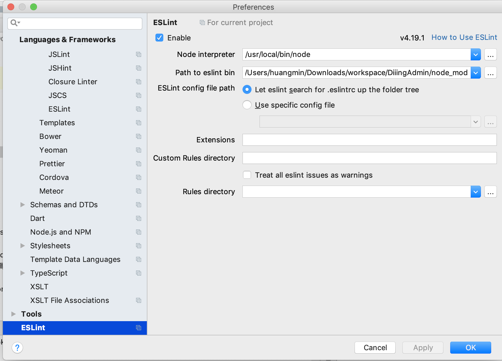 Mac Webstorm Eslint自动修正vue Js格式插件 19年4月亲测有用 Huangmin113659的专栏 Csdn博客
