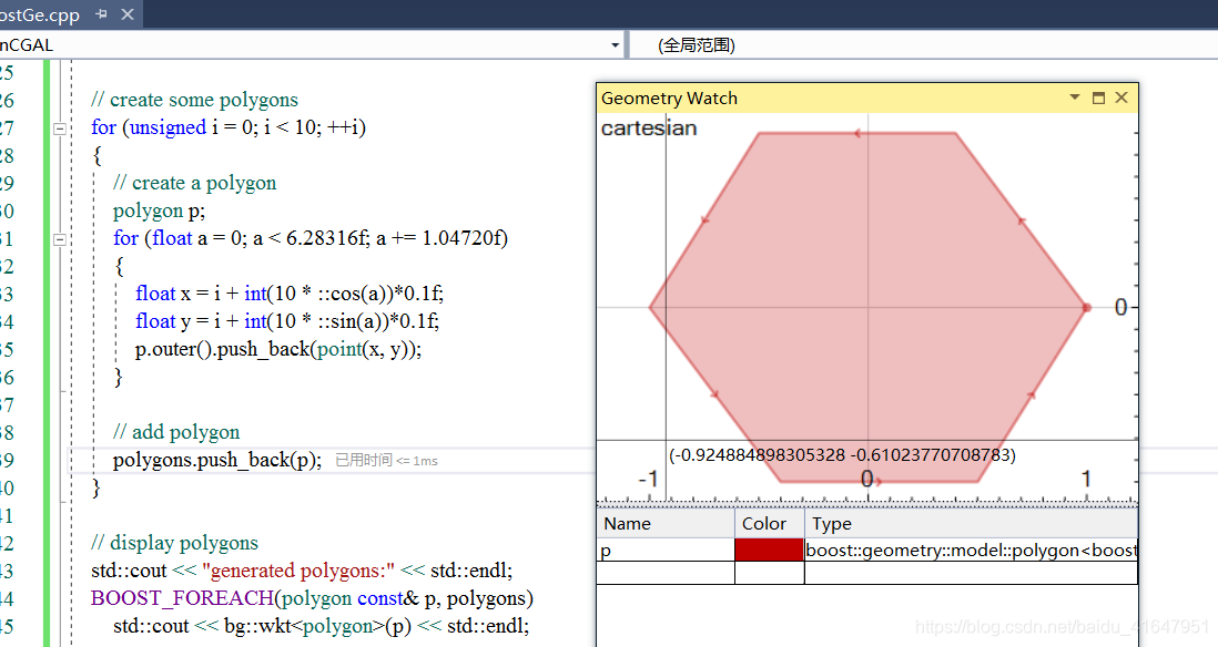 推荐:boost.geometry计算几何算法库及GraphicalDebugging插件(VS2017)使用_杰南的博客-CSDN博客