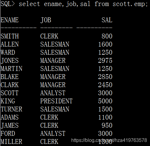 Oracle 一 sqlplus环境与基本查询_sqlplus set numformat-CSDN博客