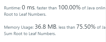 leetcode----129. Sum Root to Leaf Numbers