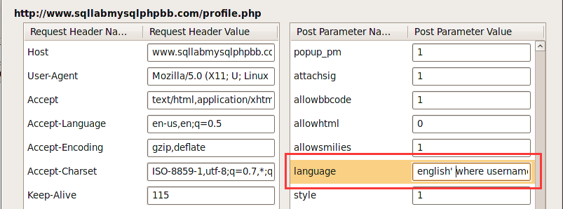 漏洞挖掘——实验9 SQL Injection Attack Lab