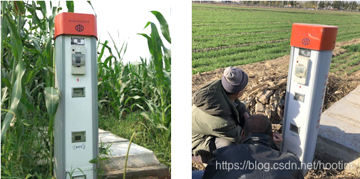IC卡机井灌溉控制设备安装现场