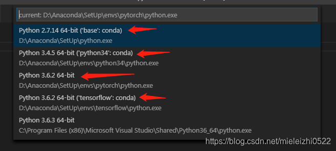 VS code 选择指定环境下的python运行代码_visual studio code python选择-CSDN博客
