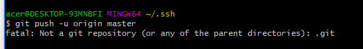 解决 fatal: Not a git repository (or any of the parent directories): .git 问题