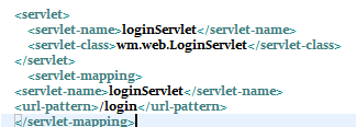 loginServletwm.web.LoginServletloginServlet/login