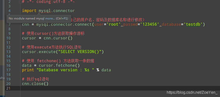 Pycharm导入mysql-connector-python包_pycharm安装mysql-connector-python-CSDN博客