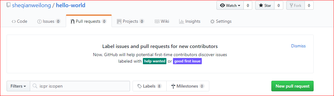  New Pull Request