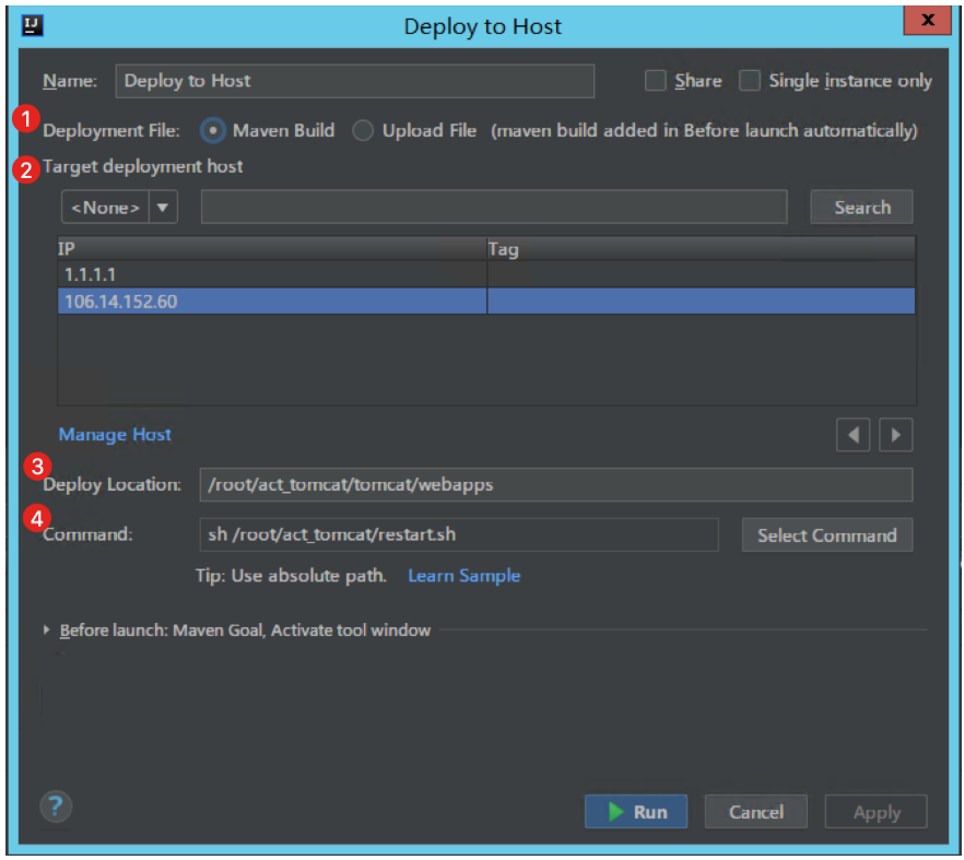 在 IntelliJ IDEA 中部署应用到服务器(Eclipse)