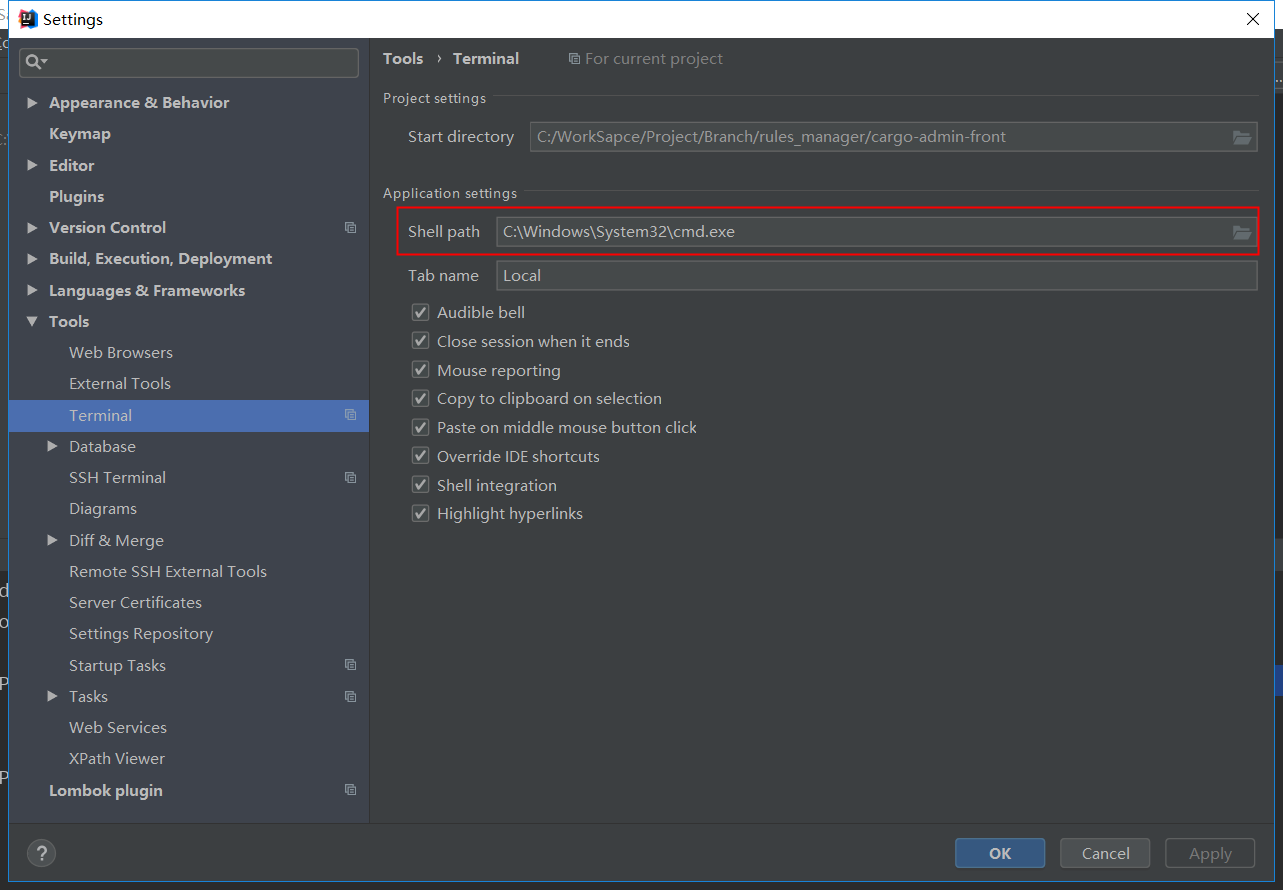 Intellij IDEA中的Terminal工具不识别node/npm等命令_idea无法识别nodeCSDN博客
