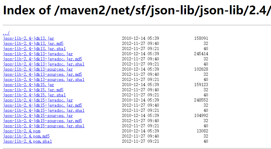 artifact net.sf.jsonlibjsonlib