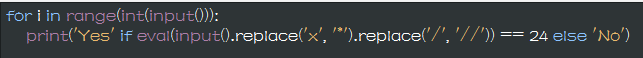 第十六次CSP认证：24点问题（Python一行代码？）_csp认证用python好吗-CSDN博客