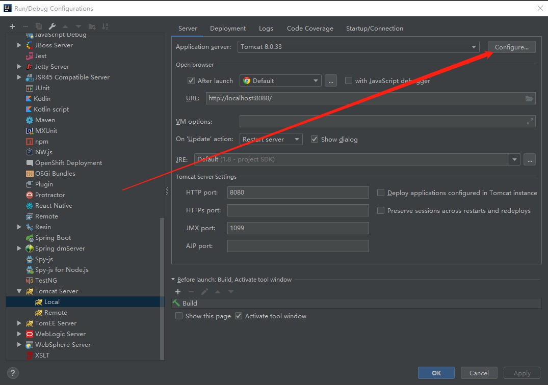 Use local config. Idea run debug configuration. конфигурация сервера idea. idea панель инструментов - редактирование конфигураций - spring boot. idea configure jdk.