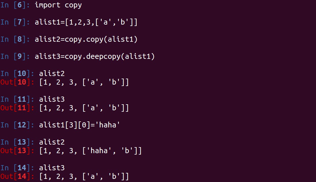 Python中的copy()和deepcopy()由浅入深彻底解决深拷贝、浅拷贝_python 采用deepcopy word 复制table ...