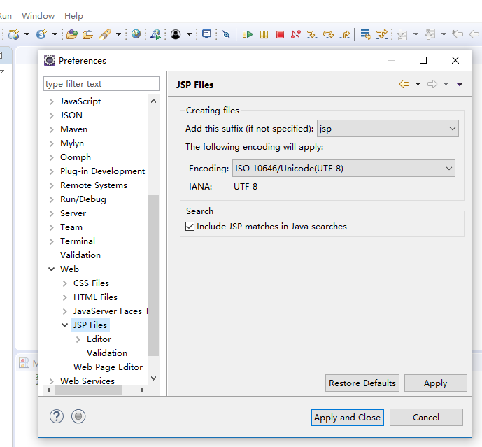 如何在eclipse中修改jsp的编码为UTF-8_jsp修改字节码-CSDN博客