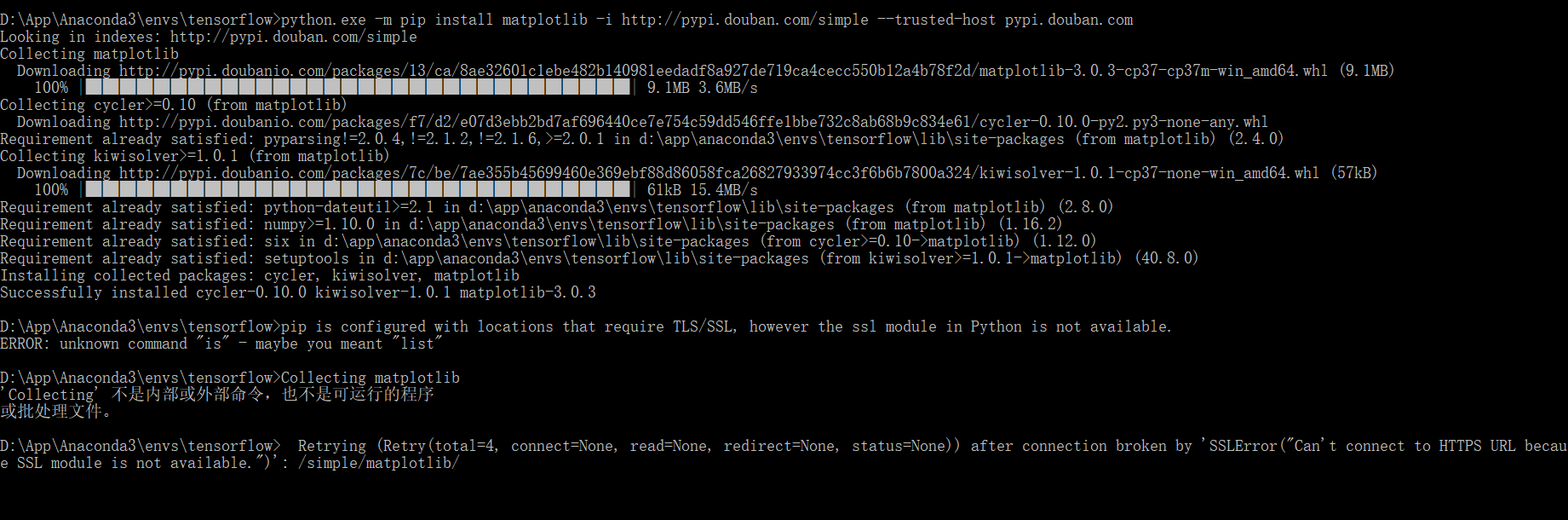 Make sure that you use the correct version of 'pip' installed for your ...