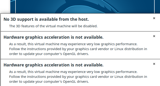修复linux下vmware Workstation启动虚拟机提示 No 3d Support Is Available From The Host 等问题 7inrelief的博客 程序员宝宝 程序员宝宝