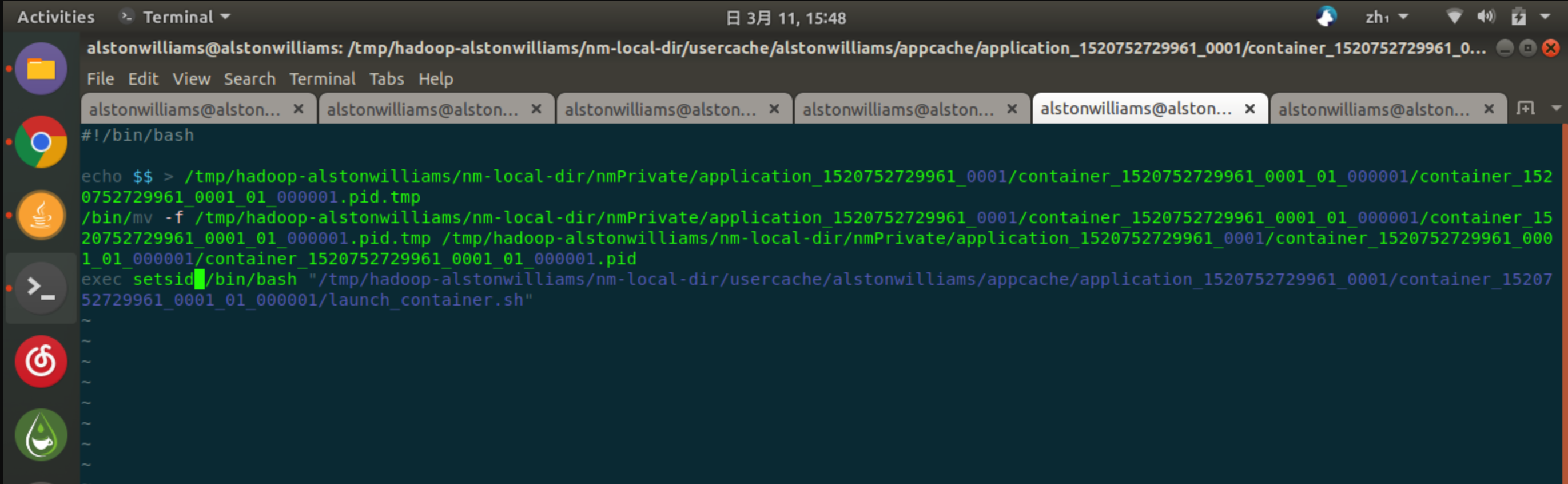 Hadoop3.2.0 源码分析 Container 之 DefaultContainerExecutor 与