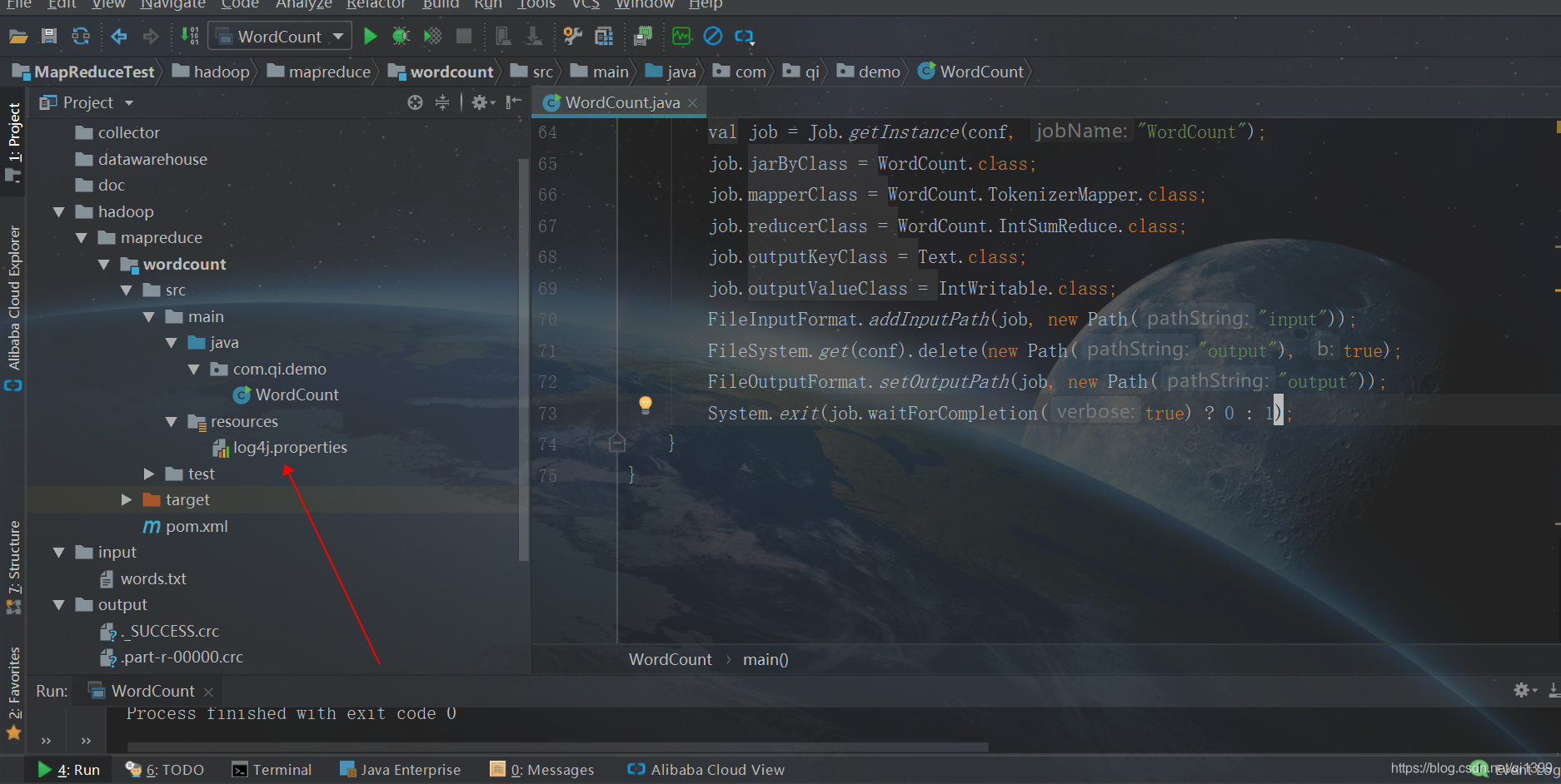 idea配置hadoop开发环境以及遇到的问题-java.net.URISyntaxException: Relative path in ...