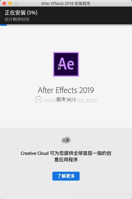 After Effects CC 2019 for MacAE视频特效处理安装方法