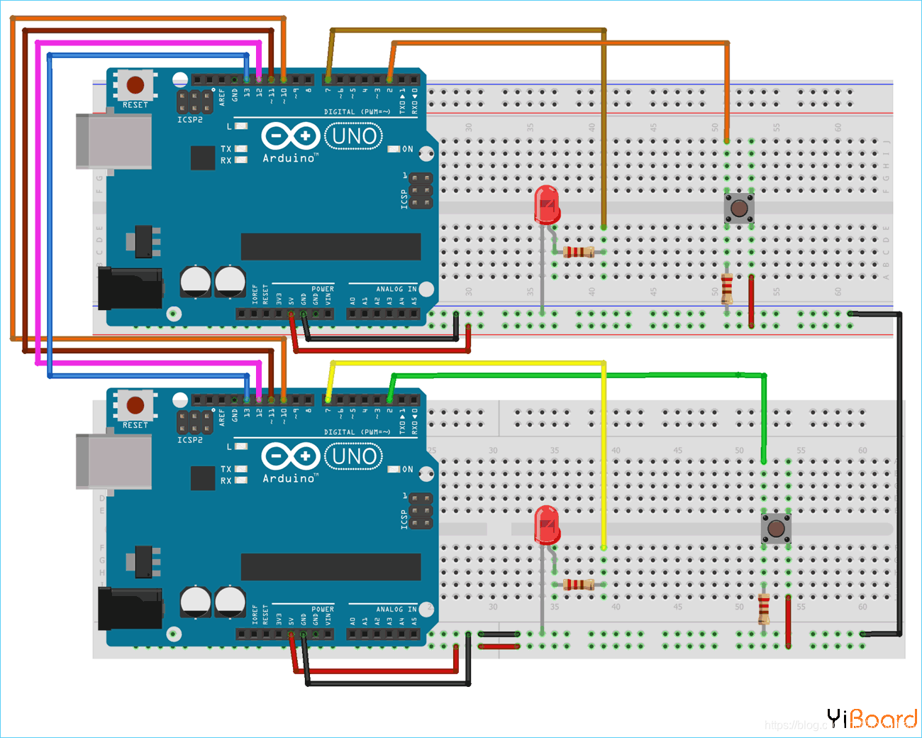 如何在两个Arduino开发板之间使用SPI总线进行通信_arduino spi-CSDN博客