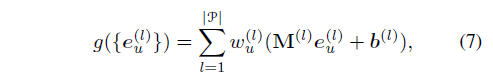 Personalized linear fusion