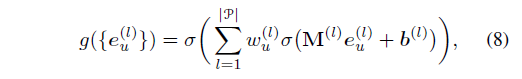 Personalized non-linear fusion