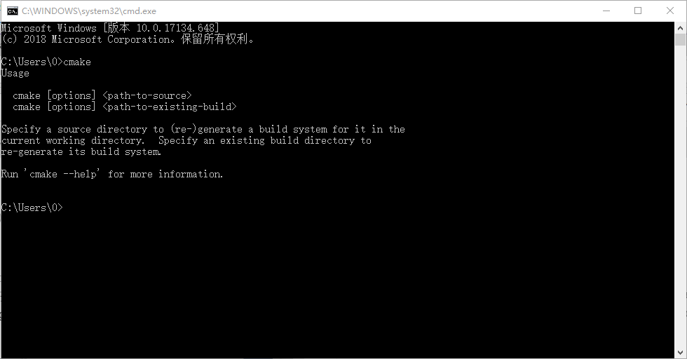install cmake windows command line
