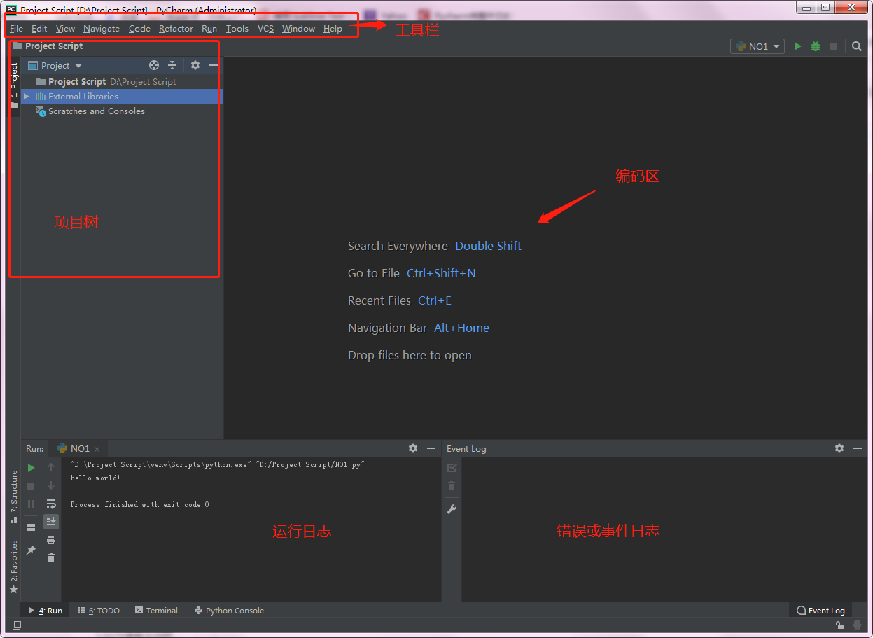Pycharm学习（一）——PyCharm工具基本介绍及初始化配置_pycharm初始化设置-CSDN博客