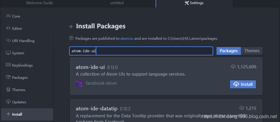 Windows10 Atom安装和运行python的使用教程 详细 悲恋花丶无心之人的博客 Csdn博客 Atom Python