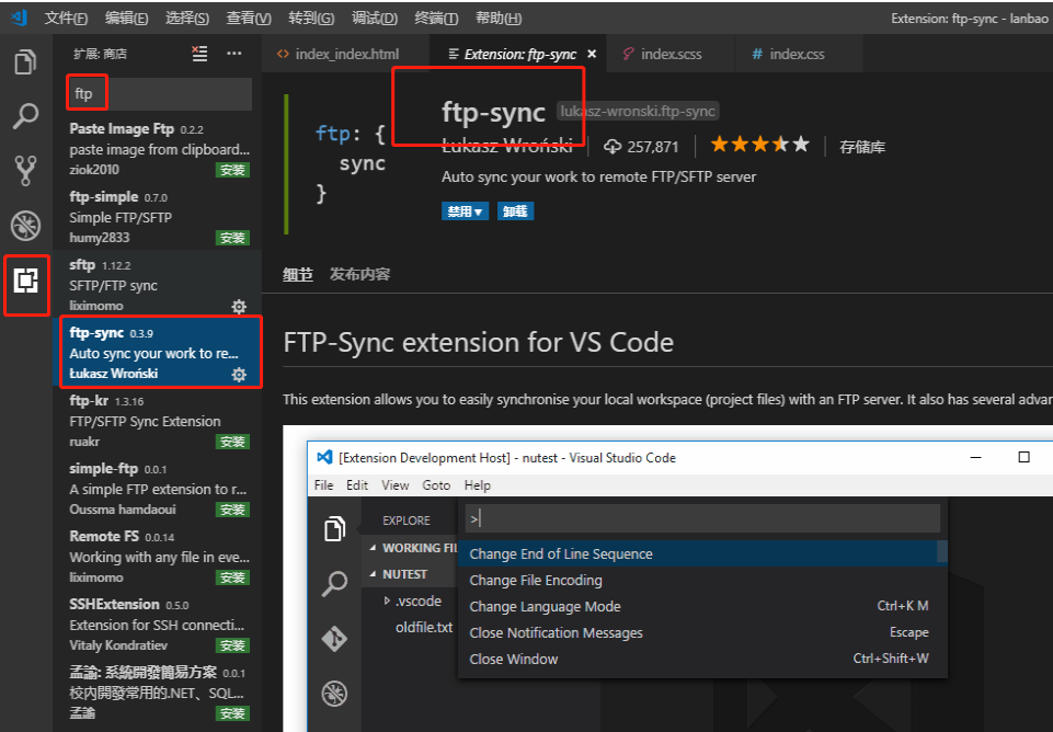 在vs code中使用ftp-sync实现客户端与服务器端代码的同步_吴小花的博客的博客-CSDN博客