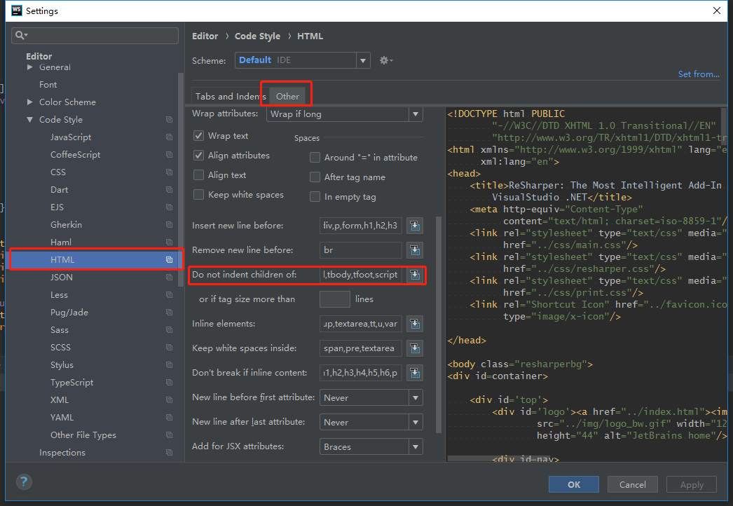 WebStorm格式化vue错误解决 Expected indentation of 0 spaces but found 2