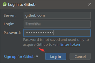 GithubLogIn