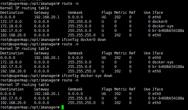 iManager Docker环境ip冲突解决方案