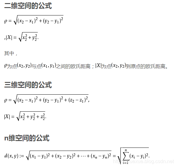Euclidean distance, Manhattan distance, Chebyshev distance - Programmer ...