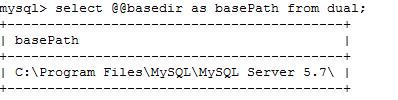 获取MySQL安装路径