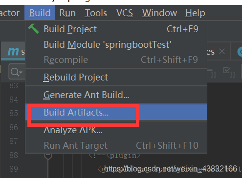 spring - intellij java building artifacts for debugger... idea打包 springboot项目所遇到的坑_idea build artifact 打包springboot 不能运行-CSDN博客