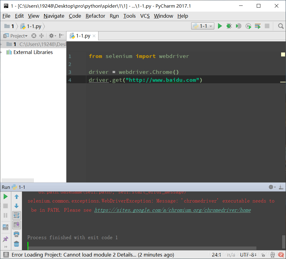 Python中遇到selenium.common.exceptions.WebDriverException问题,解决办法_python ...