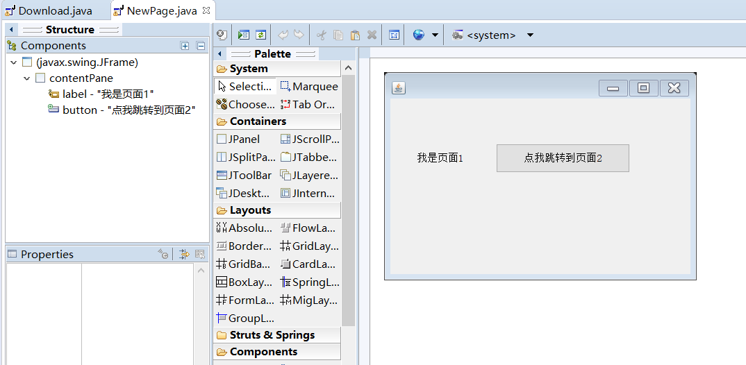 利用 Window Builder 快速搭建Java GUI 界面_eclipse使用java设计gui-CSDN博客