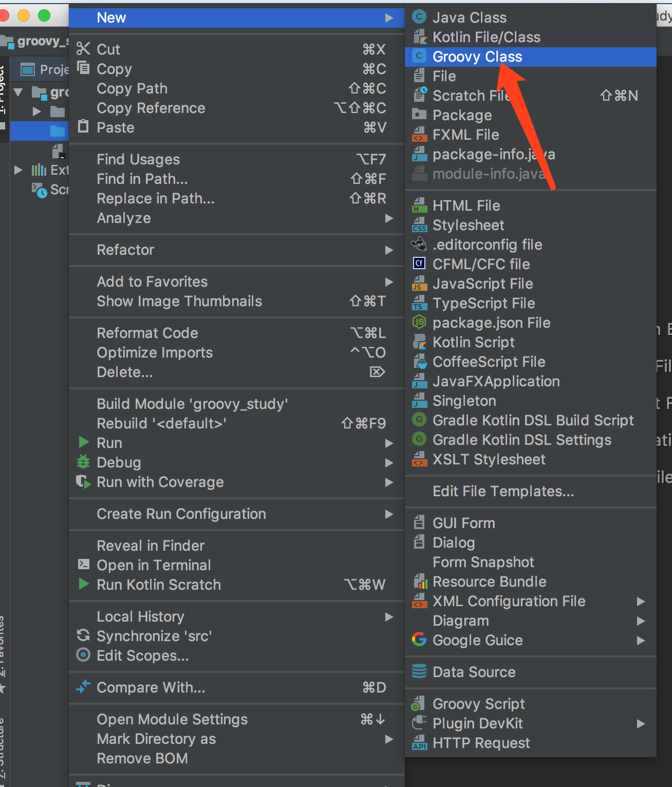 groovy intellij idea community