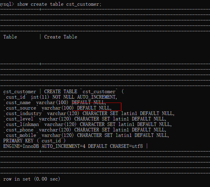 mysql 插入中文 ERROR 1366 (HY000): Incorrect string value: '\xE7\x8E\x9E\x97' for column