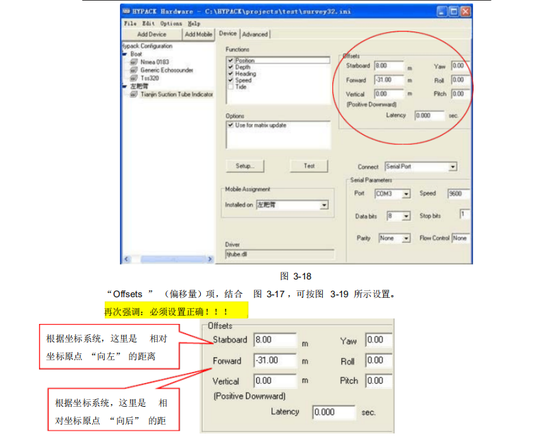 hypack generic offsets