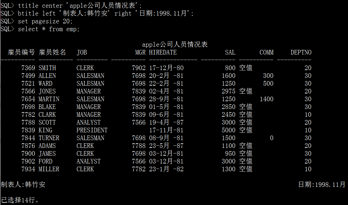 Oracle 一 sqlplus环境与基本查询_sqlplus set numformatCSDN博客
