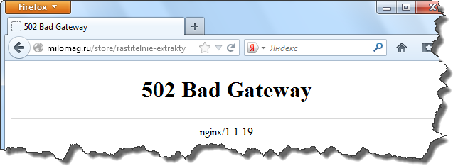 gateway time out nginx