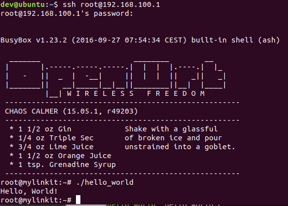 MT7688 openwrt's helloworld - Programmer Sought