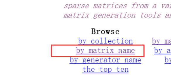 点击by matrix name