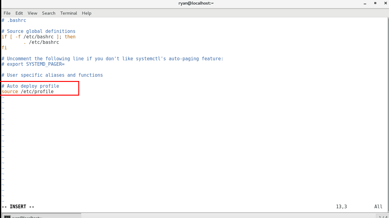 Solving the Linux environment variable every time Source /ETC /Profile ...